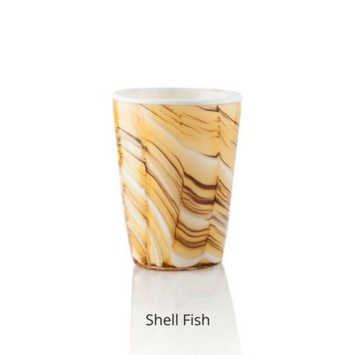 Bicchiere colorato Shell fish Mares Italesse (in vetro soffiato)