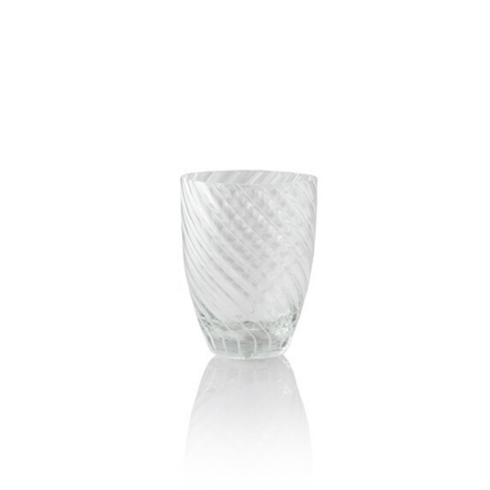 6 bicchieri Vertigo trasparente e bianco Italesse