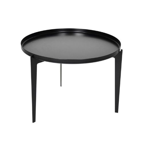 Tavolino large con Vassoio nero