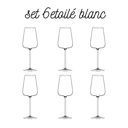 Calice singolo Etoilé Blanc Italesse